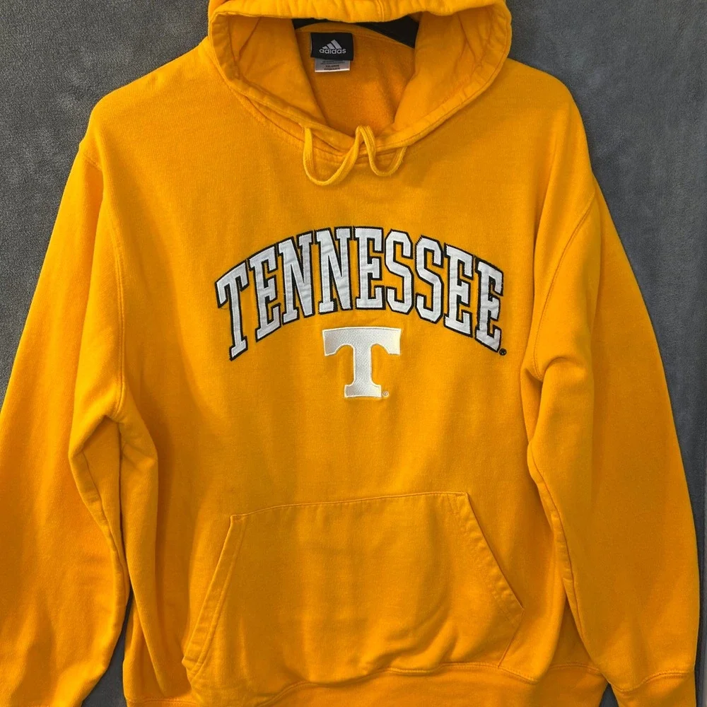 Tennessee Volunteers Hoodie Mens XXL Adidas Orange Vols Pullover Sweatshirt